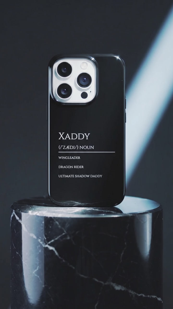 Xaddy Phone Case - Fourth Wing Xaden Riorson Inspired Cover - for Romantasy & Booktok Lovers - Dual-layer Protective Case for Apple iPhone