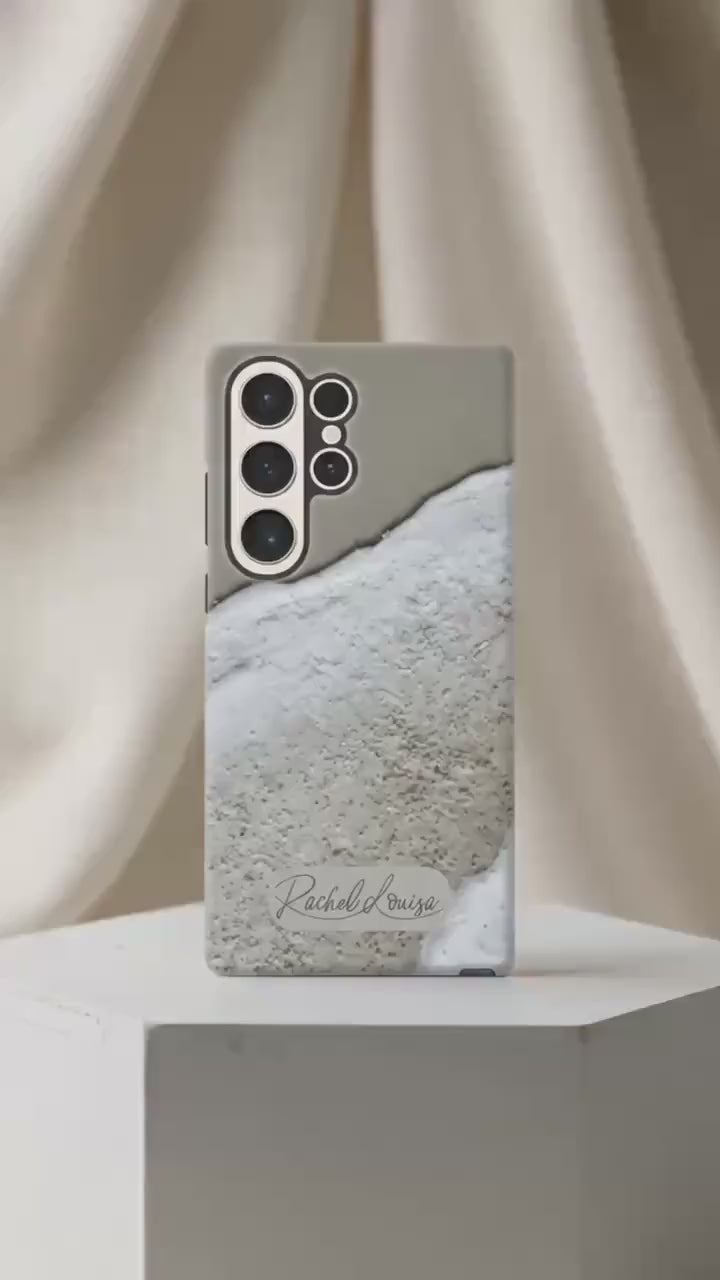 Evening Waves by Rachel Louisa,  Ocean inspired Art , Tough Protective Case for Apple iPhone
