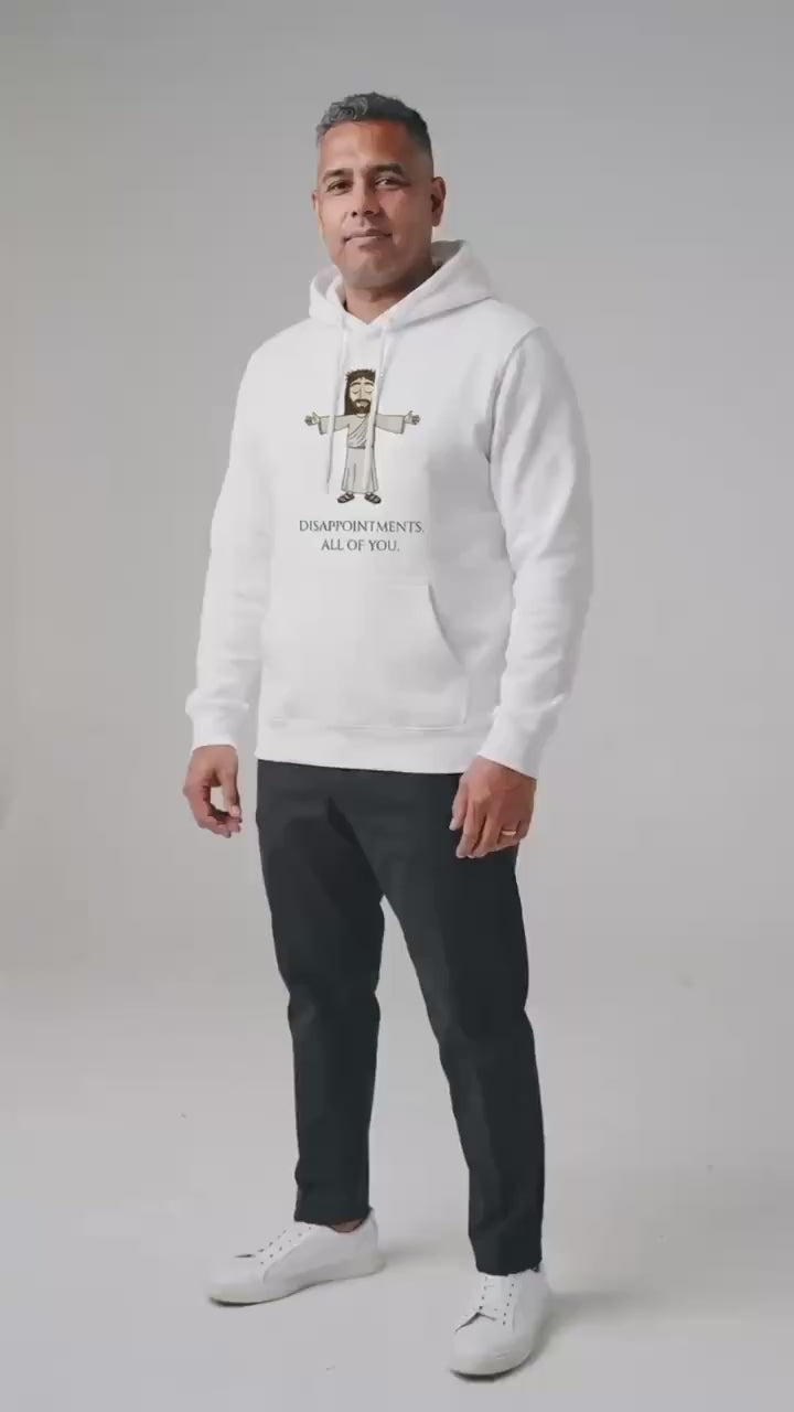Funny Jesus Hoodie, 'Disappointments. All Of You.' Sweatshirt, Unisex  Meme Graphic Hoodie